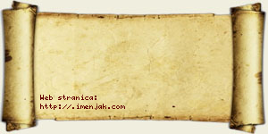 Ana Parenta vizit kartica